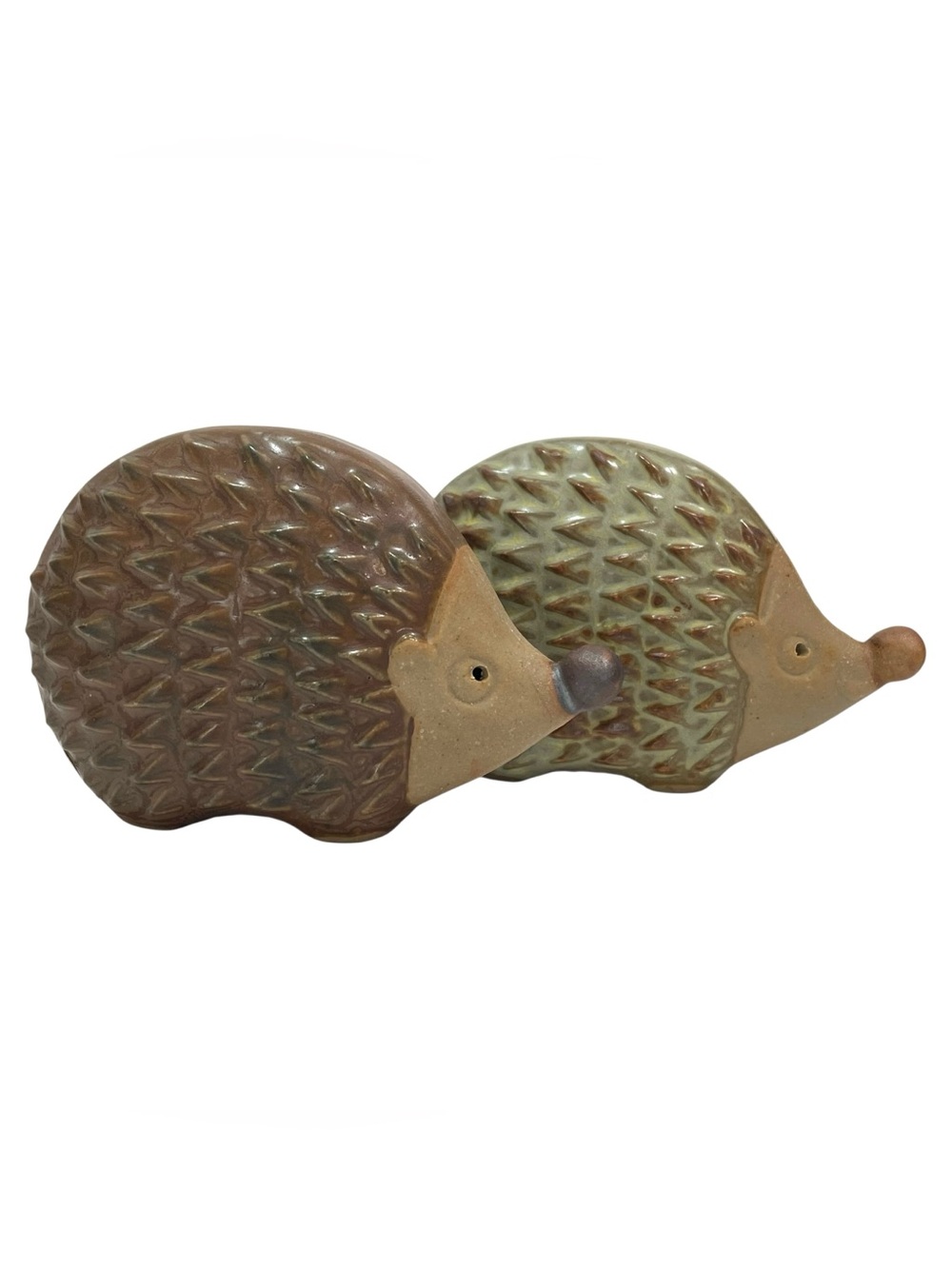 Vintage 1970s Lisa Larson Pottery Hedgehog Fitz and Floyd Salt & Pepper Shakers